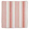 Homemaison - Housse de coussin - Effet rayures d'antan Rouge 60x60 cm