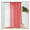 Linder Voilage uni et dépolluant (145x240 cm - Rouge Orangé)