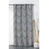 LINDER Rideau tendance aux impressions exotiques (135x245 cm - Bleu)
