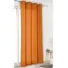 LINDER Homemaison - Rideau 'Authentique' en 100% lin Jaune moutarde 135x260 cm