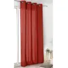 LINDER Rideau "Authentique" en 100% lin (135x260 cm - Brique)