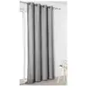 LINDER Rideau uni celadon aspect velours - 140x245 cm - Vert d'eau