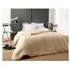 LINDER Housse de Couette Unie en Lin (240x220 cm - Ficelle)