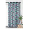 LINDER Rideau Imprimé Fleurs roses aux feuilles vertes - 145x250cm - V...