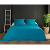 HOME MAISON Couvre lit et taies unis matelassés Bleu 180 x 240 cm