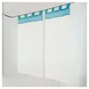 LINDER Paire de Petits voilages Voile Aspect Lin (45x90 cm - Bleu)