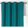 Rideau occultant thermique Boreal Linder bleu L.260 x l.140 cm