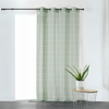 LINDER Voilage rayé et tamisant Cordelette (140x250 cm - Vert clair)
