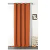 Linder Rideau en 100% lin libeccio marron clair 135x255 cm