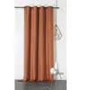 LINDER Rideau tamisant amsterdam polyester marron clair 145x240 cm