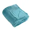 Linder Couverture polaire uni 180x220cm Turquoise