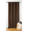 LINDER Rideau thermique au style bouclette (140x260 cm - Marron chocolat)