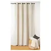LINDER Rideau thermique isolant et obscurcissant ivoire 140x260cm