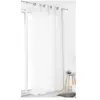 Pas de marque Linder 0170 /10/375FR Voile de Lin Blanc Oeillets 145 x 260 cm