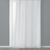 LINDER Voilage "Chic" en voile de lin et galon fronceur (290x240 cm - Blanc)