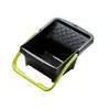 SAVY Bac à peinture antiglisse plat pour rouleau 180 mm - noir et vert