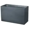 EDA Muret Graphit 99,5x39,5x60cm - Contenance 116L - Gris anthracite