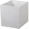 EDA Eda Pot Carré Graphit 39cm - Contenance 35l - Blanc Cérusé