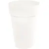 SANS Pot de fleur rond Toscane diamètre 46 x H.65 cm - Blanc - Eda