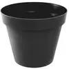 EDA Pot Rond Toscane - 30x26cm - 10l - Anthracite - Eda Plastiques