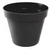 Pot de fleur rond Toscane Ø 60 x H.47 cm - Gris Anthracite - Eda TU