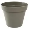 EDA PLASTIQUE Pot de fleurs Toscane - 170 L - Taupe