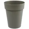 EDA Vase Mi-Haut Rond Toscane Taupe - 44x53cm 50l - Eda Plastiques