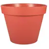Pot de fleur rond en plastique terre battue ø100cm Eda Toscane