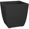 Pot de fleur Stone Diva carré avec bac amovible 43,5 x 44,2 cm- Eda