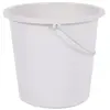 EDA PLASTIQUE Seau 10 L - Blanc cérusé - Ø 28 x H 25,5 cm