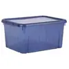 EDA Boîte de Rangement Funny Box 8 L Bleu Profond Acidulé