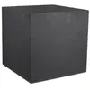 Pot carré Volcania Gris Anthracite - 49x49x49cm 57L - EDA Plastiques