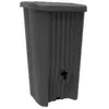 Récupérateur d'eau de pluie 150L EDA Plastiques coloris anthracite L.5...