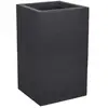EDA Pot Graphit Up Carré Anthracite Plastique 29,5 x 29,5 x 49,5 cm TU