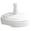 David Pied de parasol - EDA - Diam. 43 cm - Blanc - Polyéthylène robuste