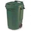 WADIGA Poubelle a roulette vert 110l 10633