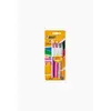 Stylos à bille - BIC - Shine - Métal - 4 couleurs - Pointe moyenne 1.0 mm