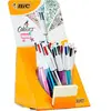 Bic 4 Colours Shine Stylo-Bille Gencodé Boîte de 20 Noir/Bleu/Rouge/Vert