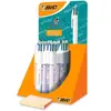 Bic Stylo à bille rétractable 4 Colours Messages, présentoir
