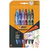 Bic Blister de 6 Stylos-Gel Rétractables Gel-ocity Quick Dry Couleurs Assorties