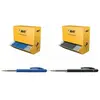 Pack 90 stylos bille Bic M10 noir + 10 offerts - pointe moyenne.