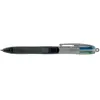 Bic Grip Pro 4 Couleurs Boîte de 12 Stylos Rétractables Corps Gris Foncé