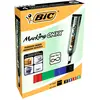 Bic - 4 Marqueurs permanents à pointe moyenne biseautée Marking Onyx 1...