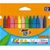 Étui 12 craies plastique triangulaires BIC Kids PLASTIDECOR