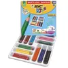 Crayon de couleur Bic Evolution Triangle - Pack scolaire de 144 Crayons de couleur assortis