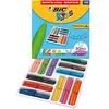 BIC Crayon de cire Plastidecor Triangle, garniture scolaire