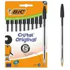 Stylo-bille - BIC - Cristal® Original - Noir - Pointe moyenne - x10