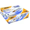 BIC Velleda 1711 Feutres pour Tableau Blanc Effaçables à Sec à Pointe Conique Moyenne - Bleu, Boîte de 12