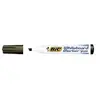 Marqueurs effaçables - BIC - Velleda 1751 - Pointe biseautée - Lot de 12 - Noir