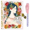 Lovely Paper Carnet secret avec feutre magique Oana